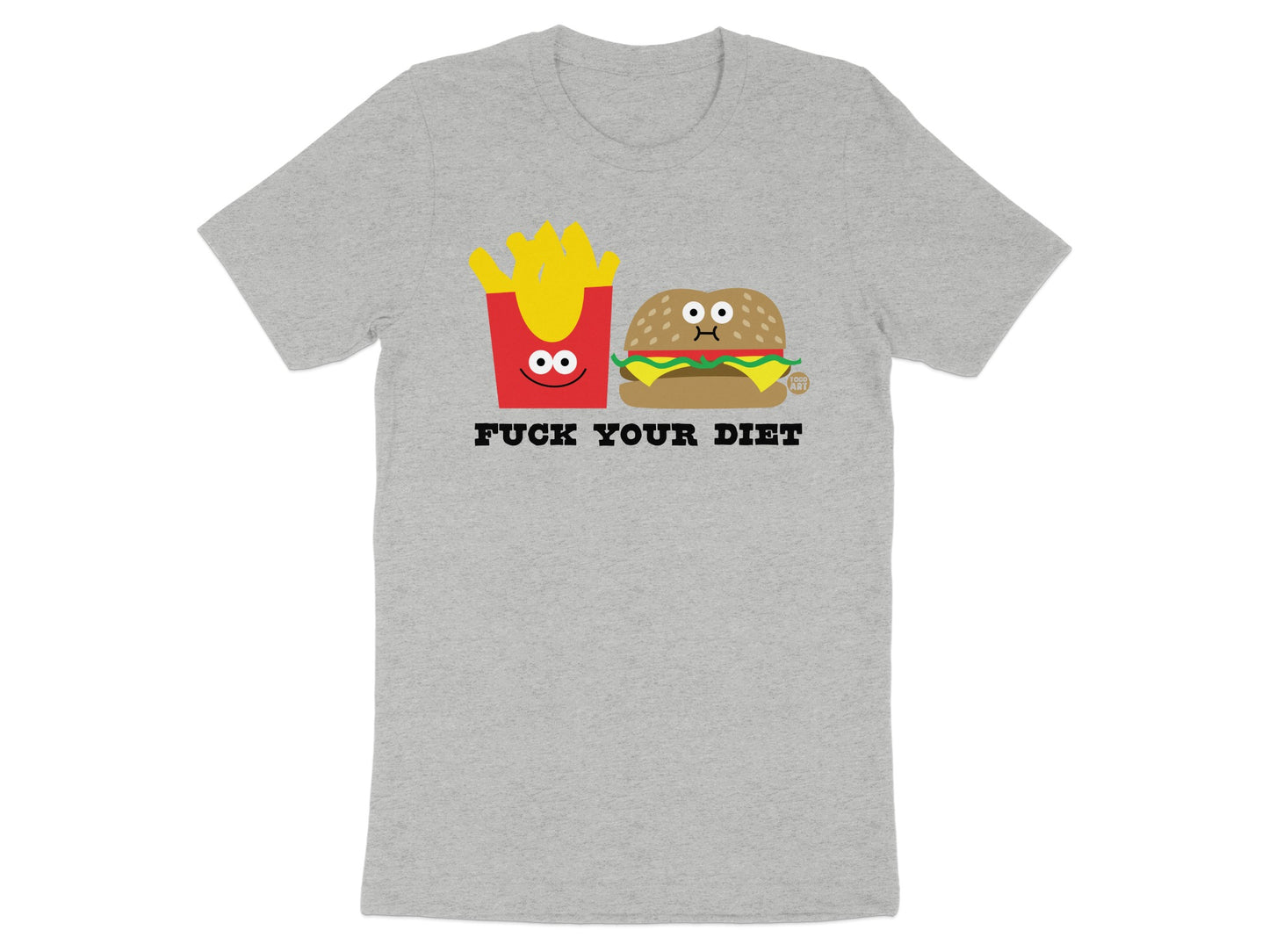 Funny Fast Food Graphic T-Shirt for Casual Wear