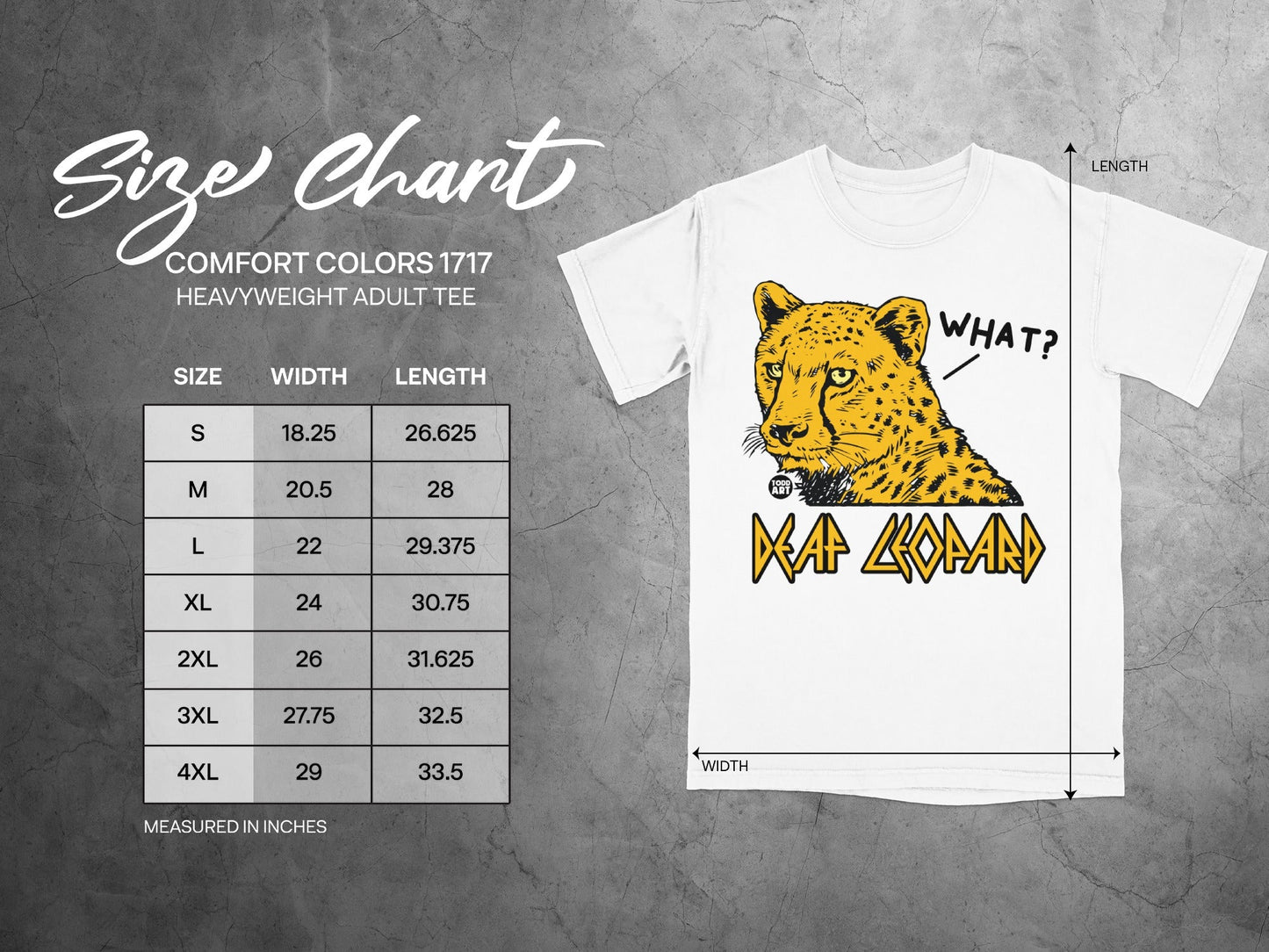 Leopard Graphic T-Shirt with Text Design for Adults