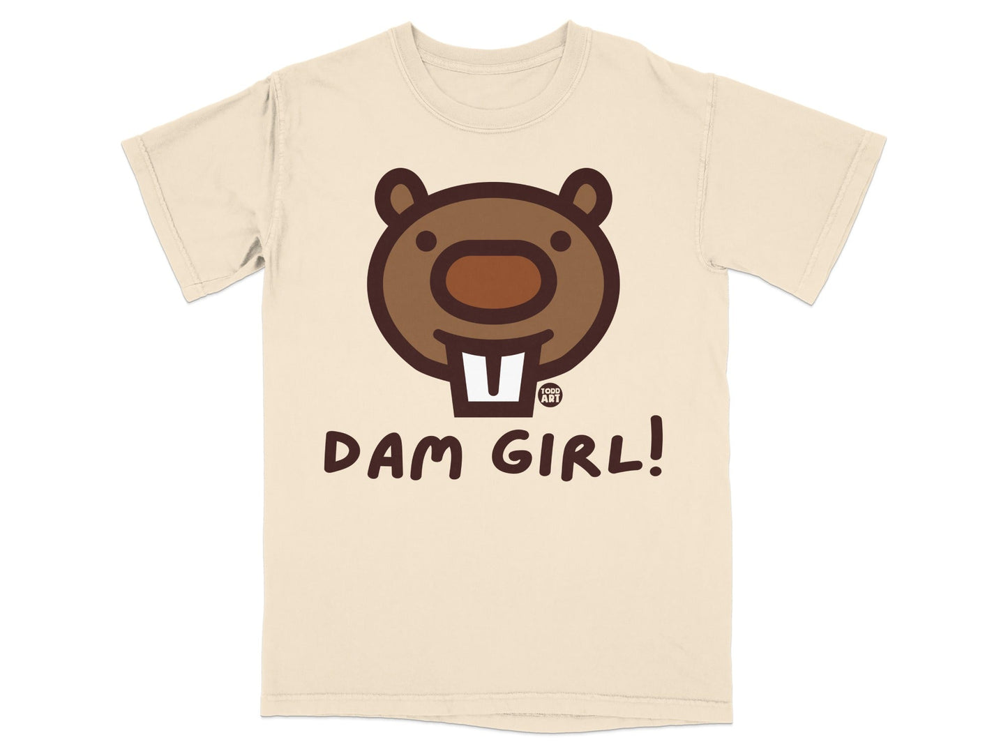 Cute Beaver Dam Girl Printed Unisex T-Shirt Product