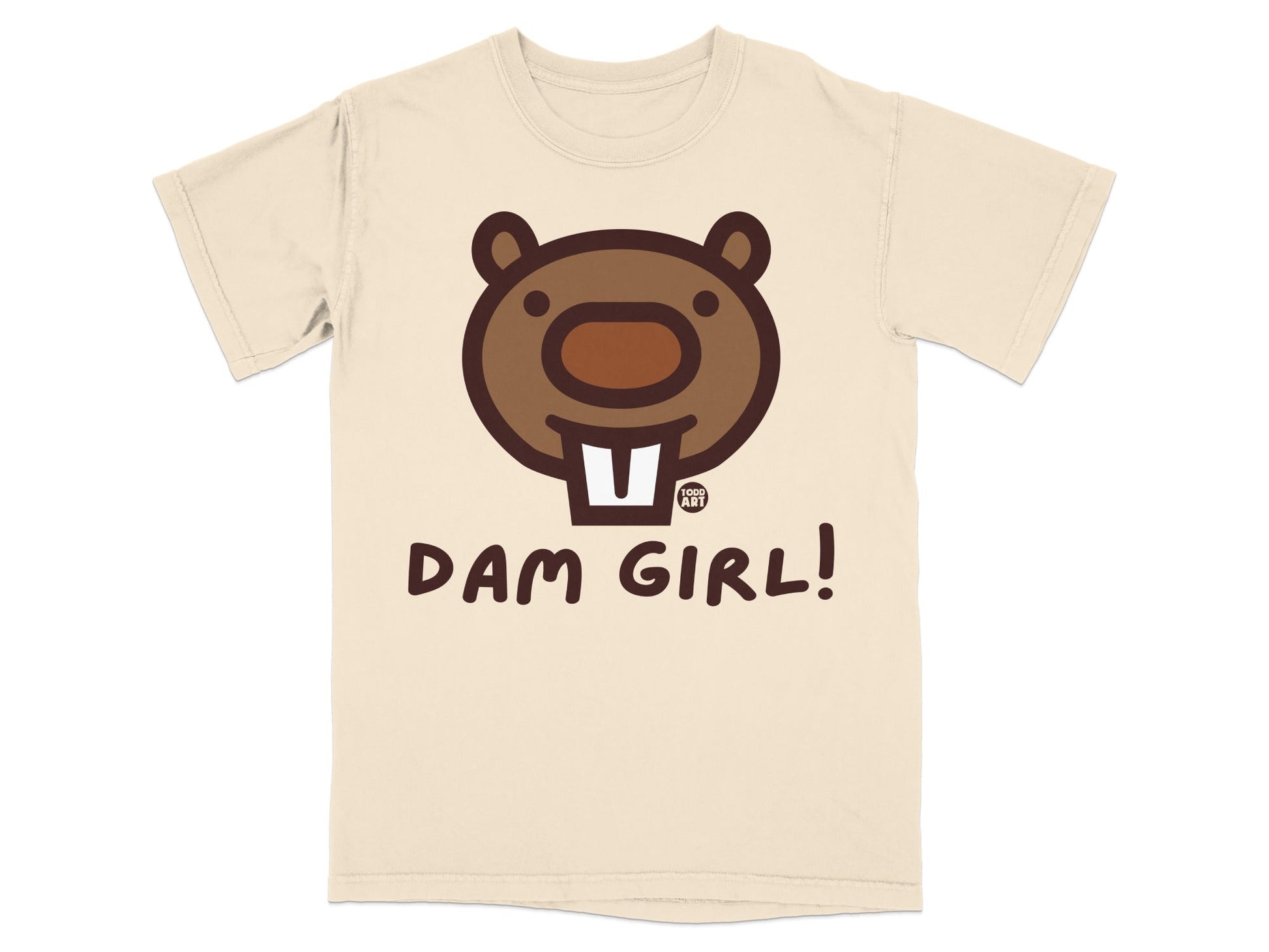 Cute Beaver Dam Girl Printed Unisex T-Shirt Product
