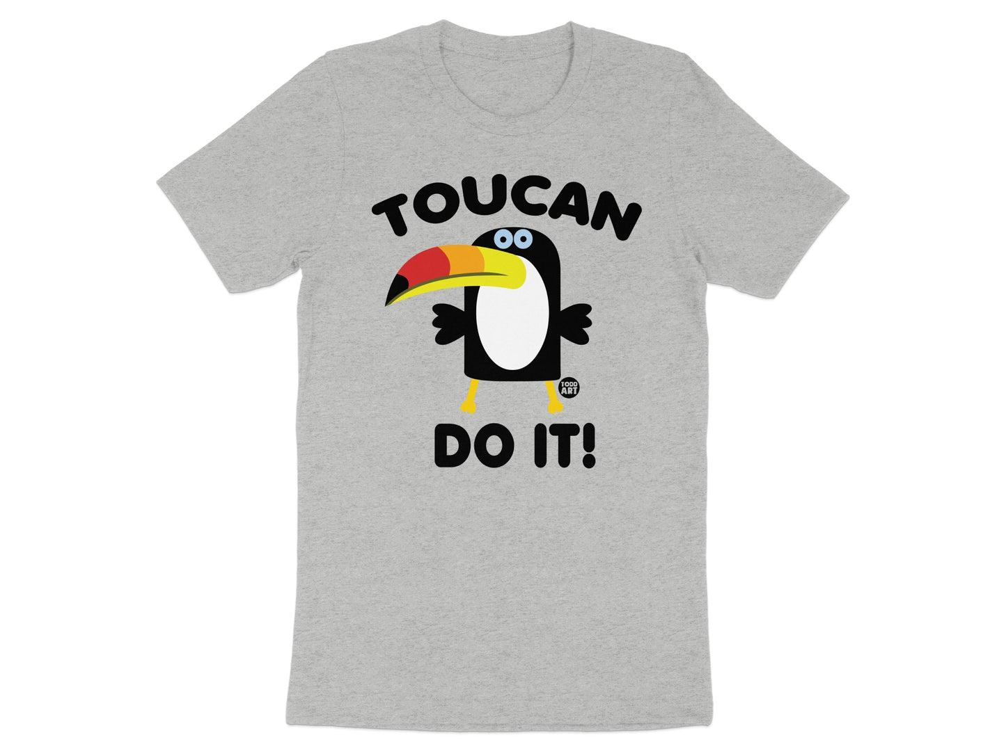 Toucan Do It Motivational Bird Graphic T-shirt