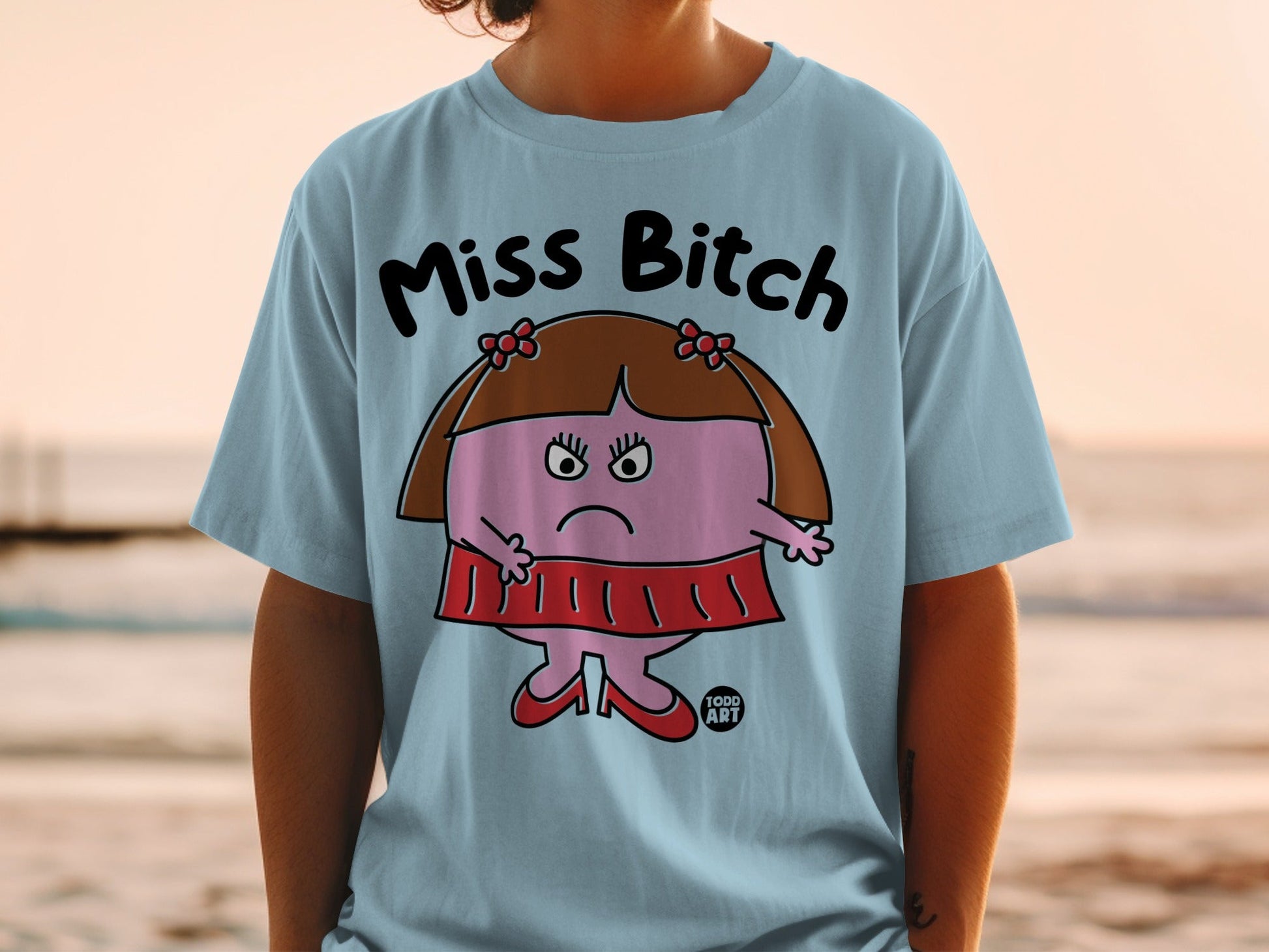 Miss Bitch Graphic Tee Funny Sarcastic T-Shirt Product