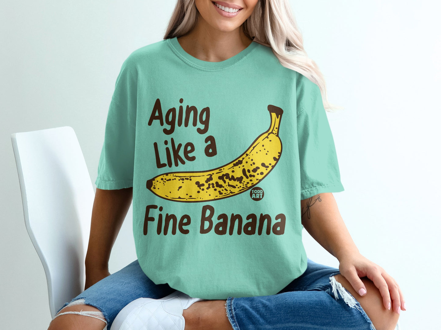 Aging Like a Fine Banana Humorous Statement product type