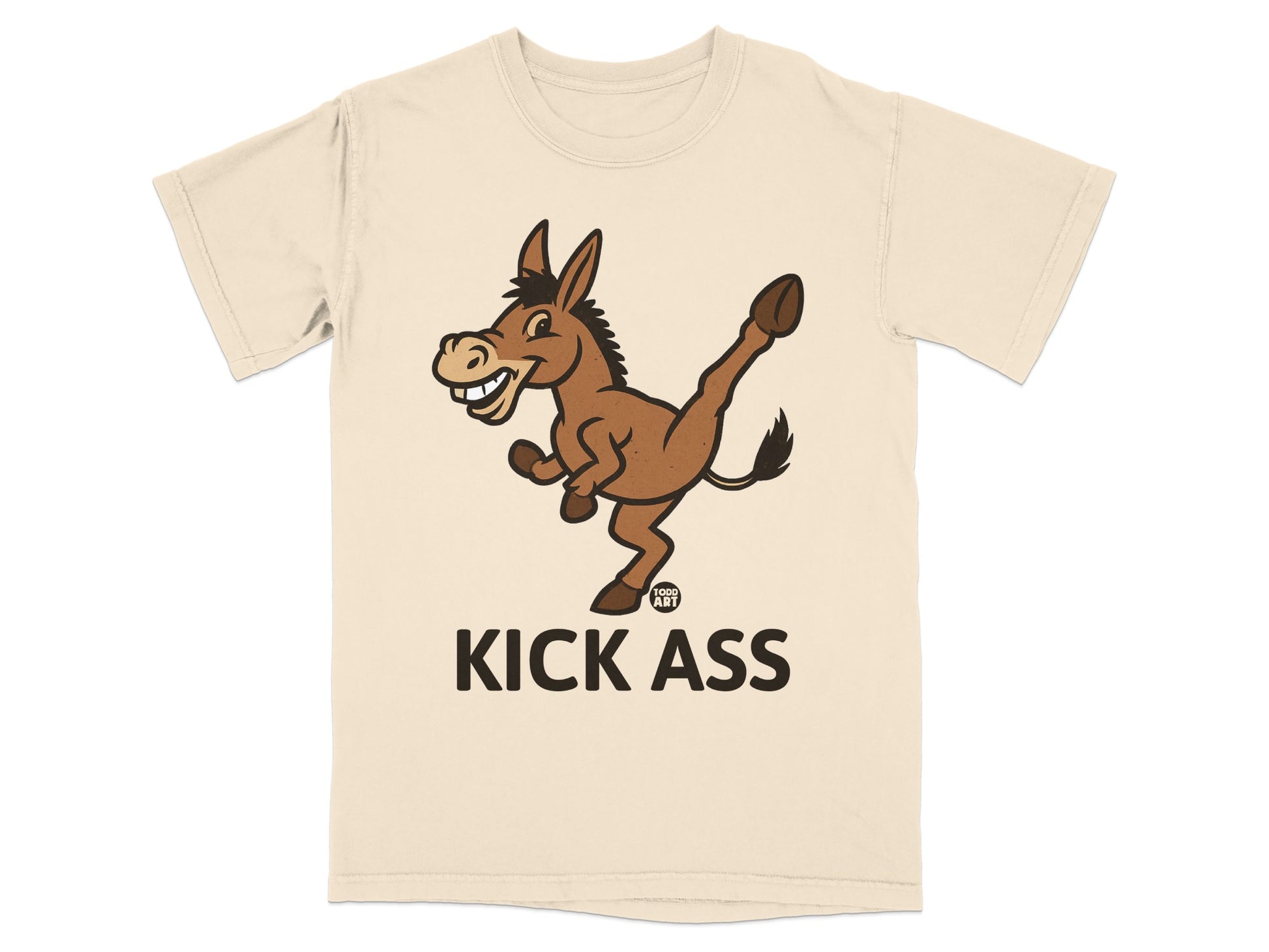 Kick Ass Donkey Graphic Design T-Shirt Product