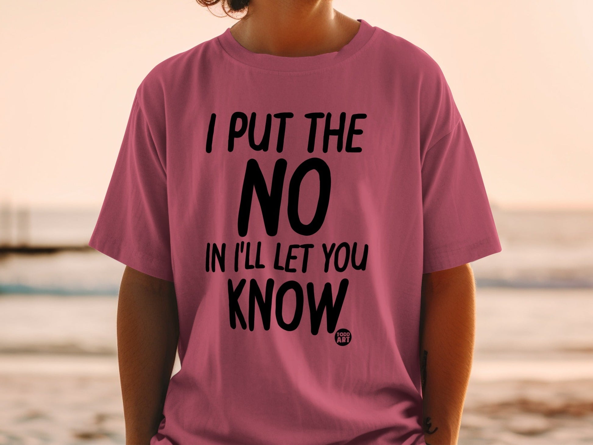 I Put The No In I'll Let You Know T-Shirt