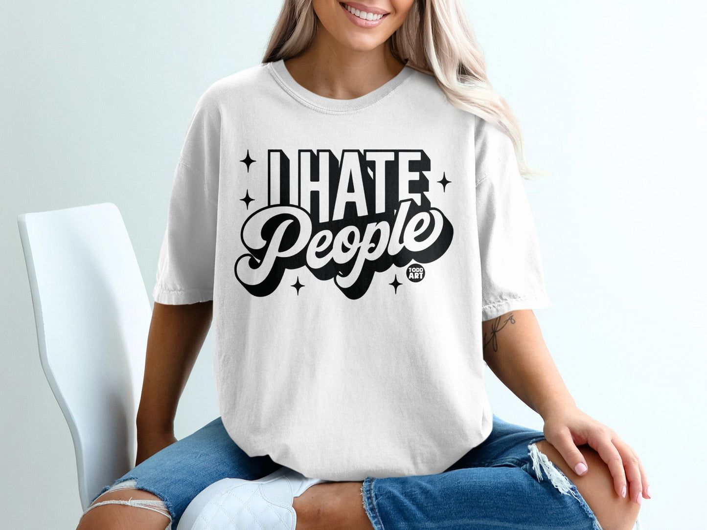 I Hate People Graphic Tee Product