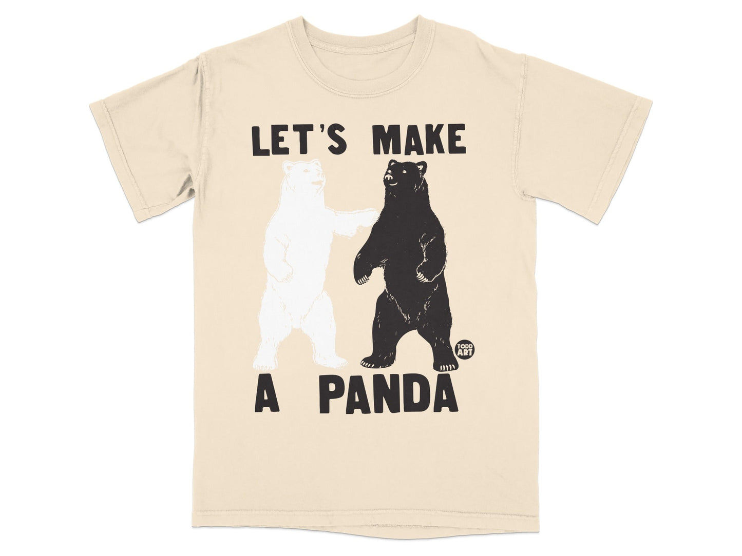 Let's Make A Panda T-Shirt Cute Bears Novelty Tee