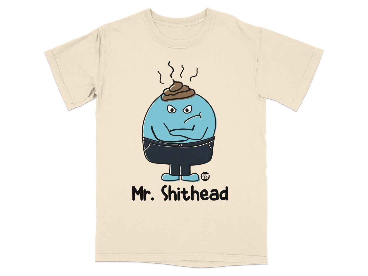 Mr. Shithead Graphic Character T-Shirt