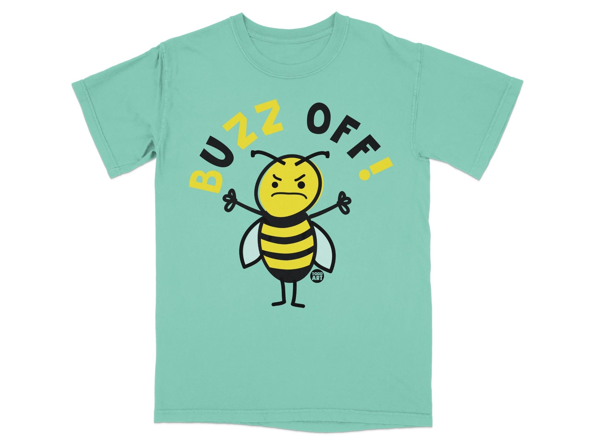 Buzz Off Angry Bee Graphic T-Shirt Product