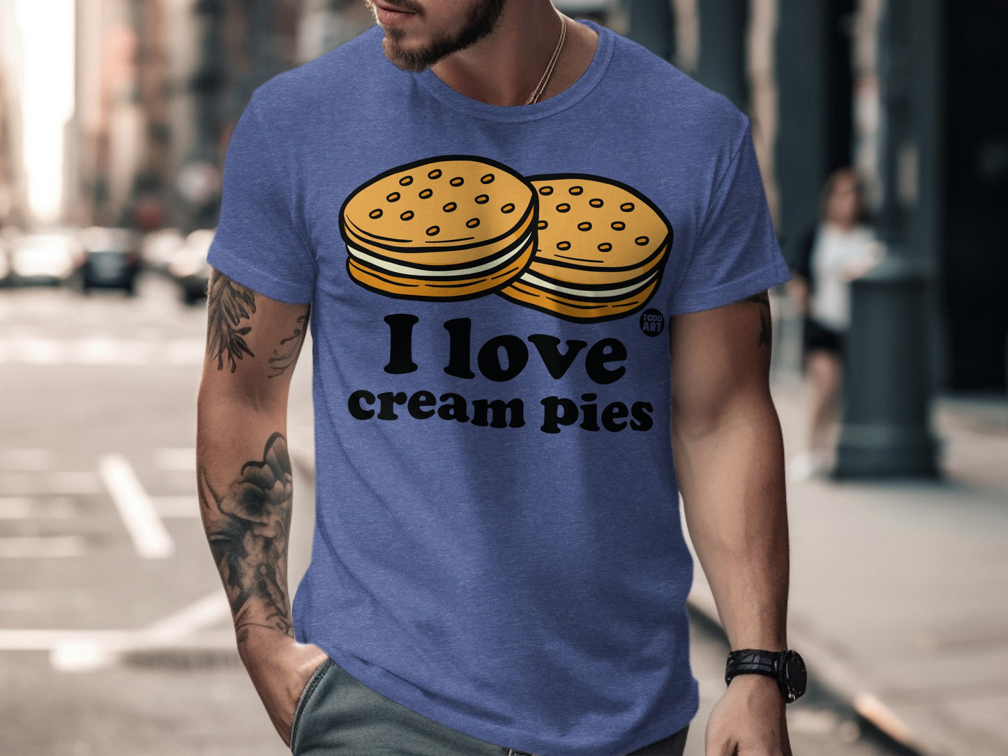 I Love Cream Pies Graphic T-Shirt product type