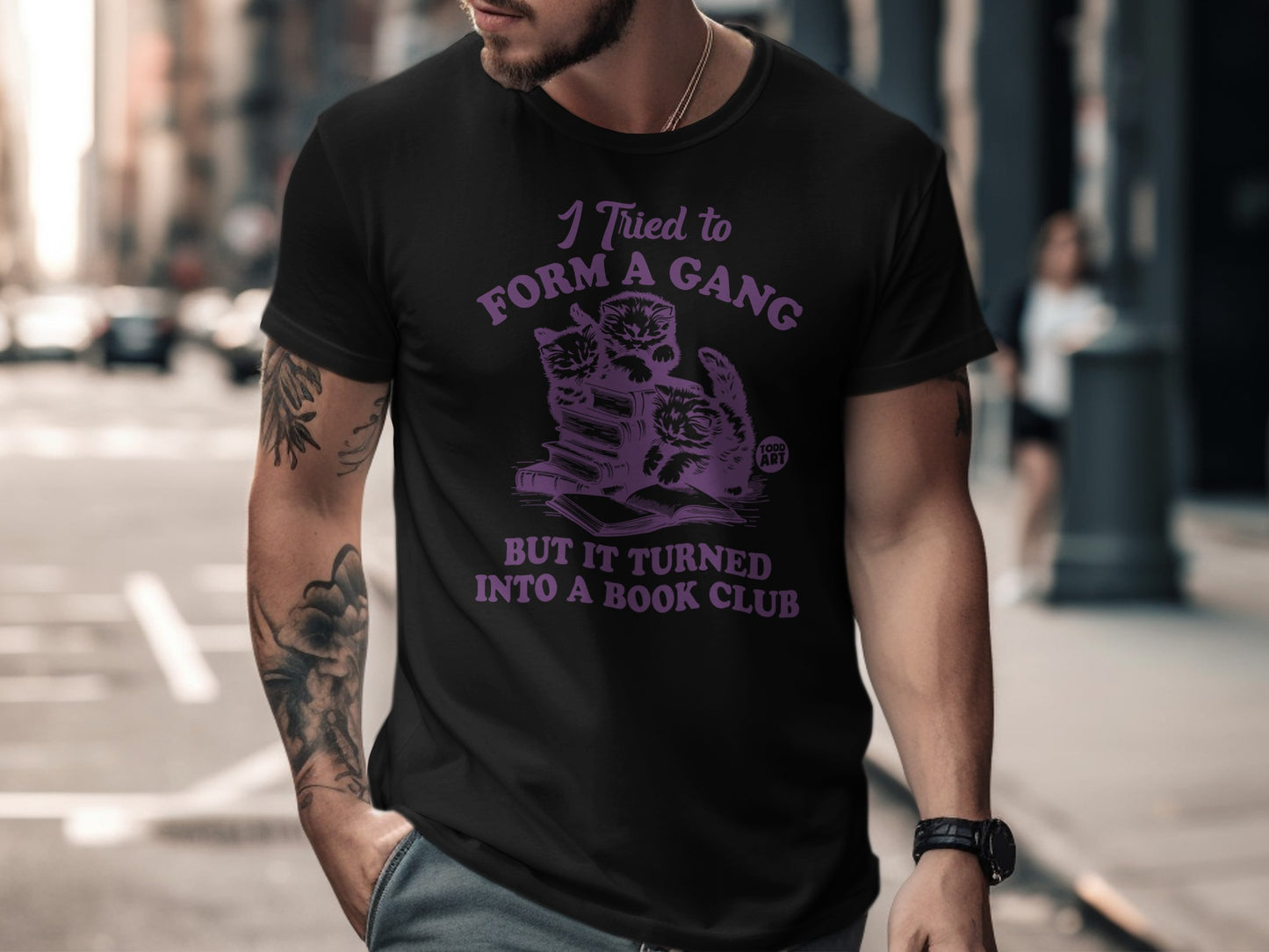 I Tried To Form a Gang Into a Book Club T-Shirt
