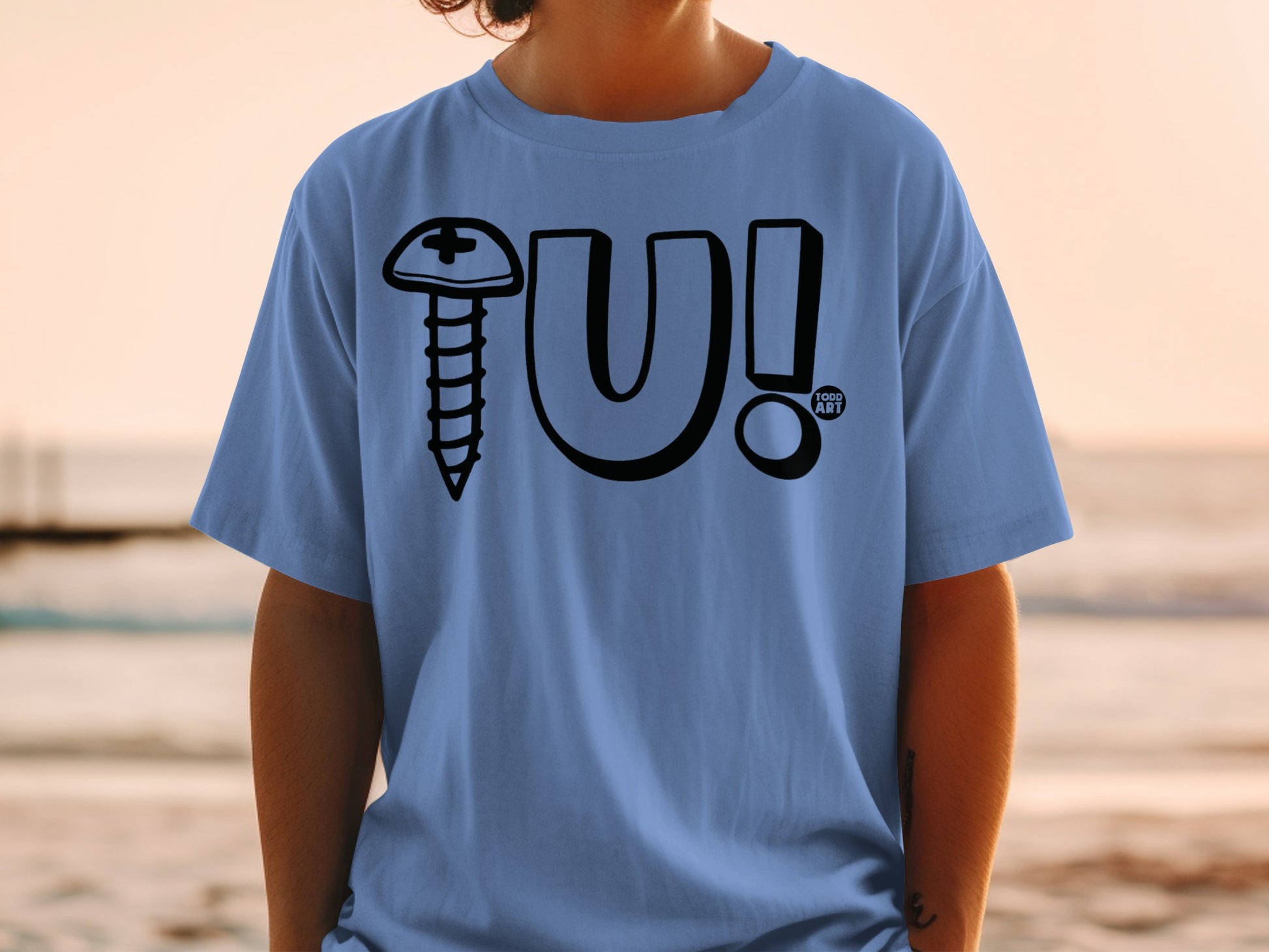 Screw U Funny Graphic Statement Shirt product type