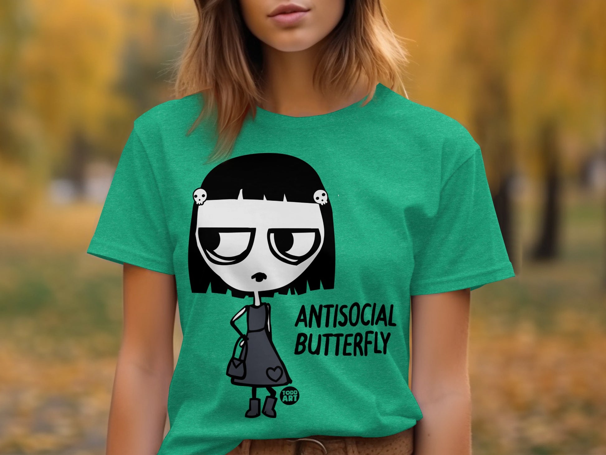 Antisocial Butterfly Graphic T-Shirt Product