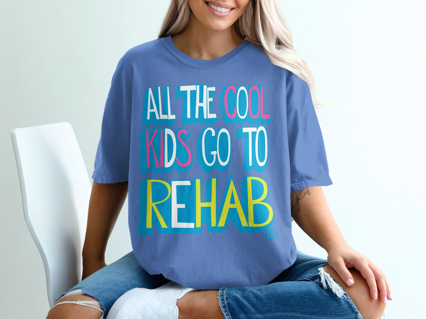 All The Cool Kids Go To Rehab Graphic Tee