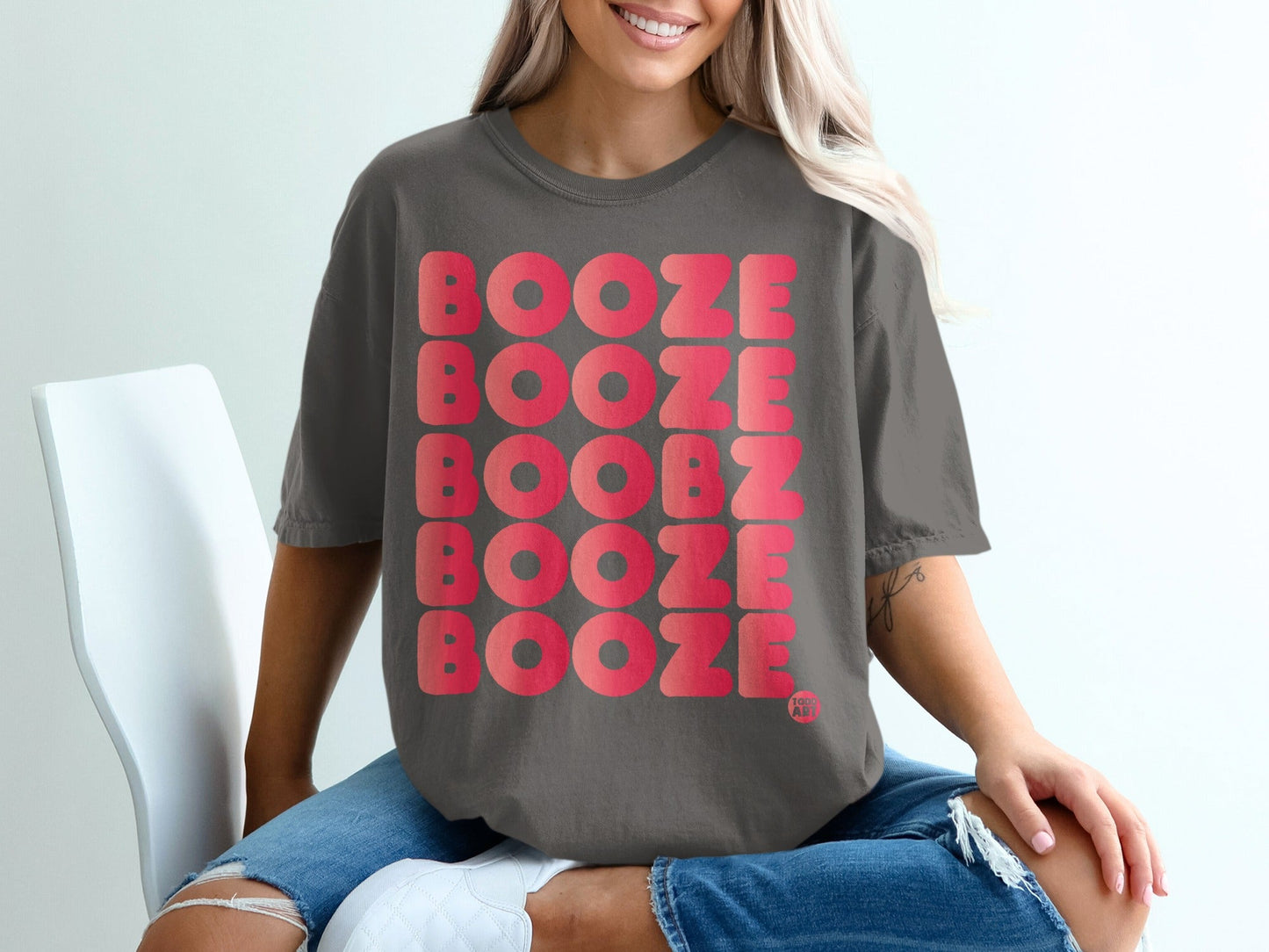 Booze Booze Booze Booze Booze Graphic T-Shirt