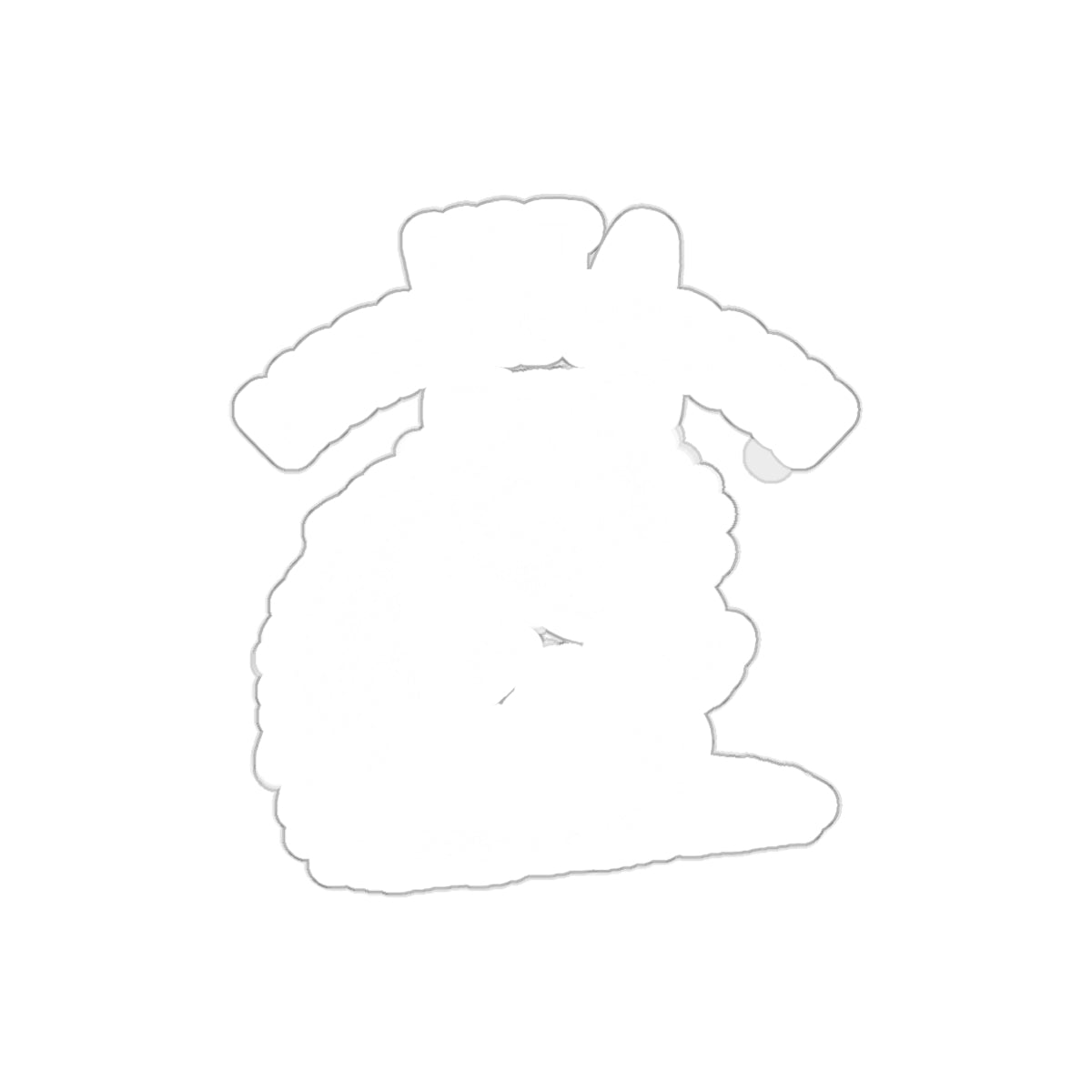 Not a Morning Person Possum Design Funny Animal sticker