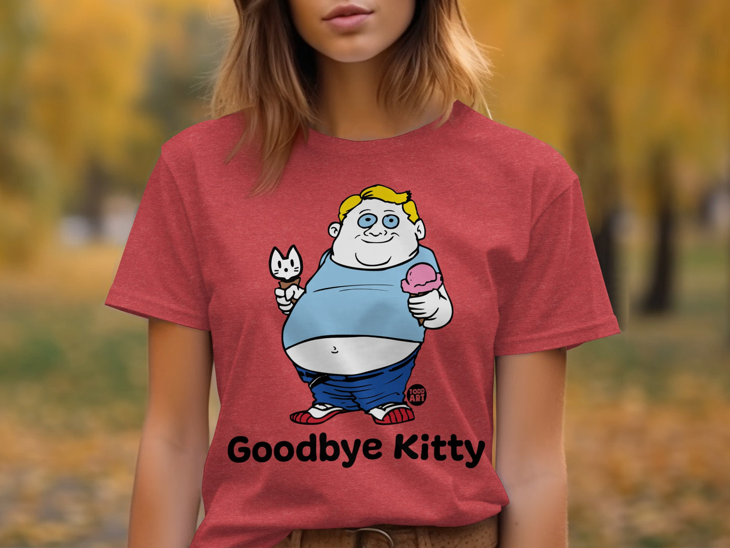 Goodbye Kitty Graphic Shirt Halloween T-Shirt