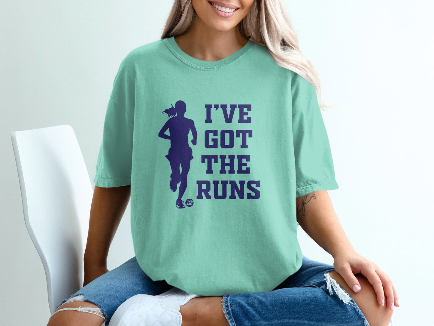I've Got The Runs Funny Runner Silhouette Graphic product type