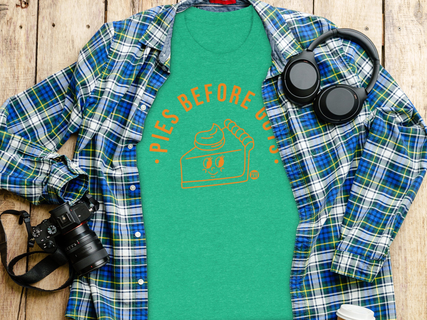 Pies Before Guys Fun Graphic T-Shirt for Pie Lovers