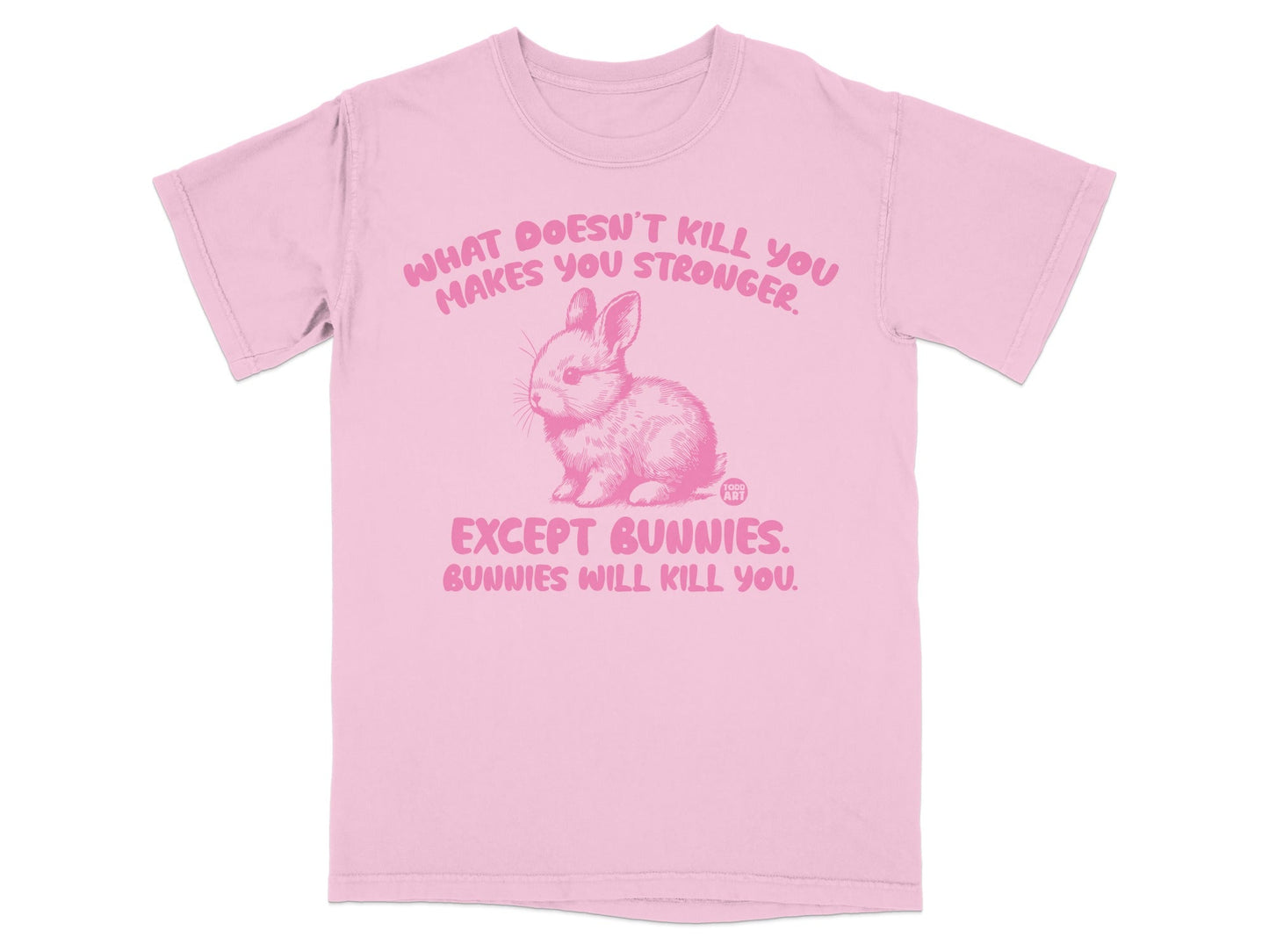 What Doesn't Kill You Except Bunnies Will Kill You T-Shirt