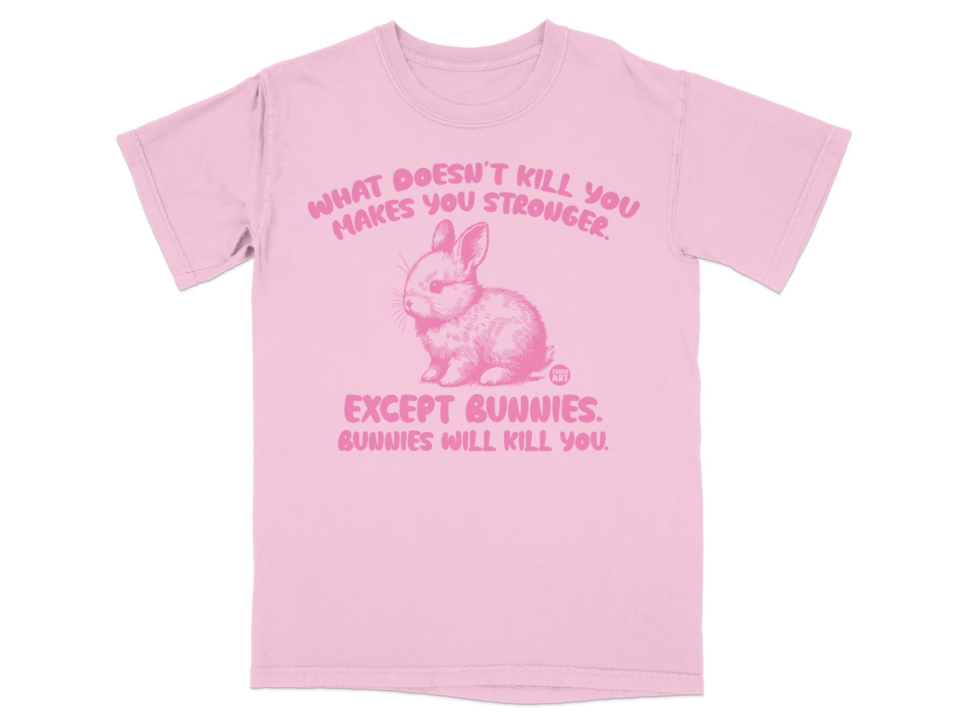 What Doesn't Kill You Except Bunnies Will Kill You T-Shirt