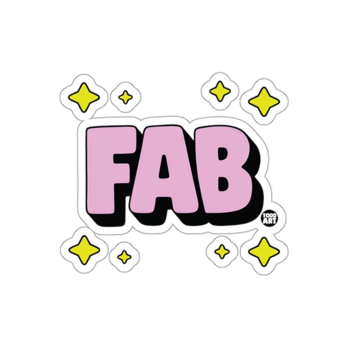 Fabulous Retro Style Sticker Decorative Accessory