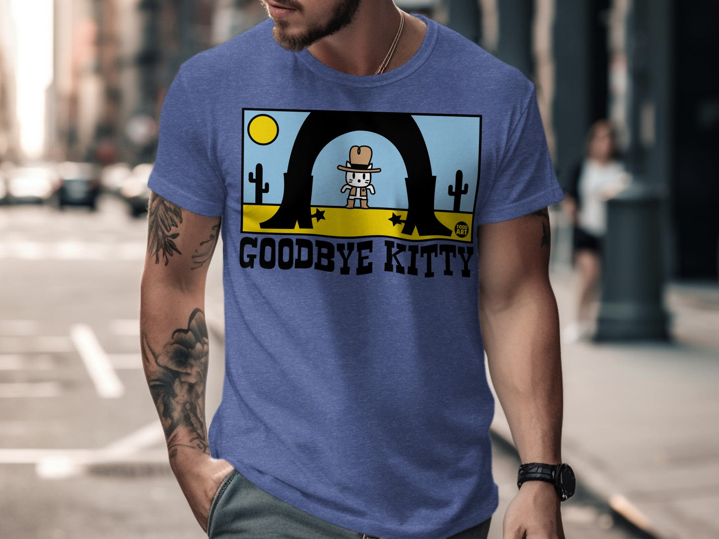 Goodbye Kitty Wild West Graphic T-Shirt product