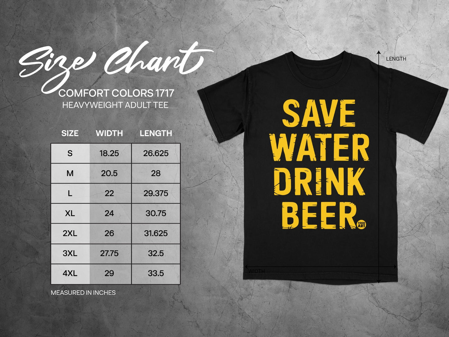 Save Water Drink Beer Graphic T-Shirt for Adults