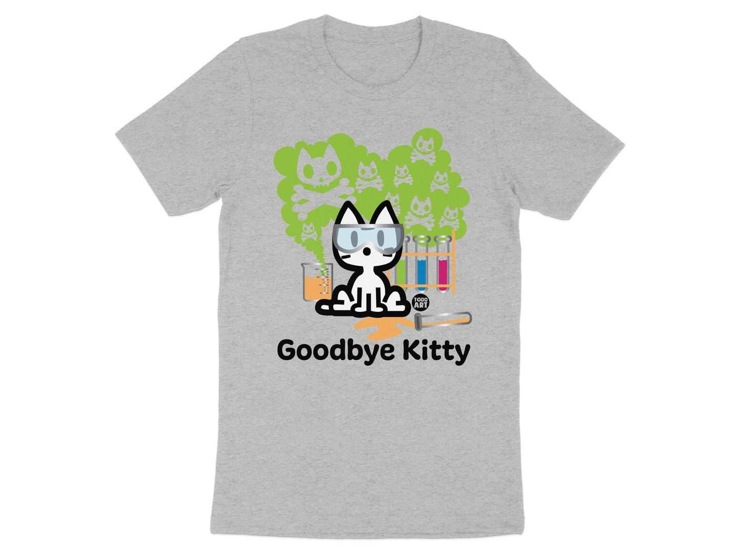 Goodbye Kitty Funny Graphic T-Shirt for Cat Lovers