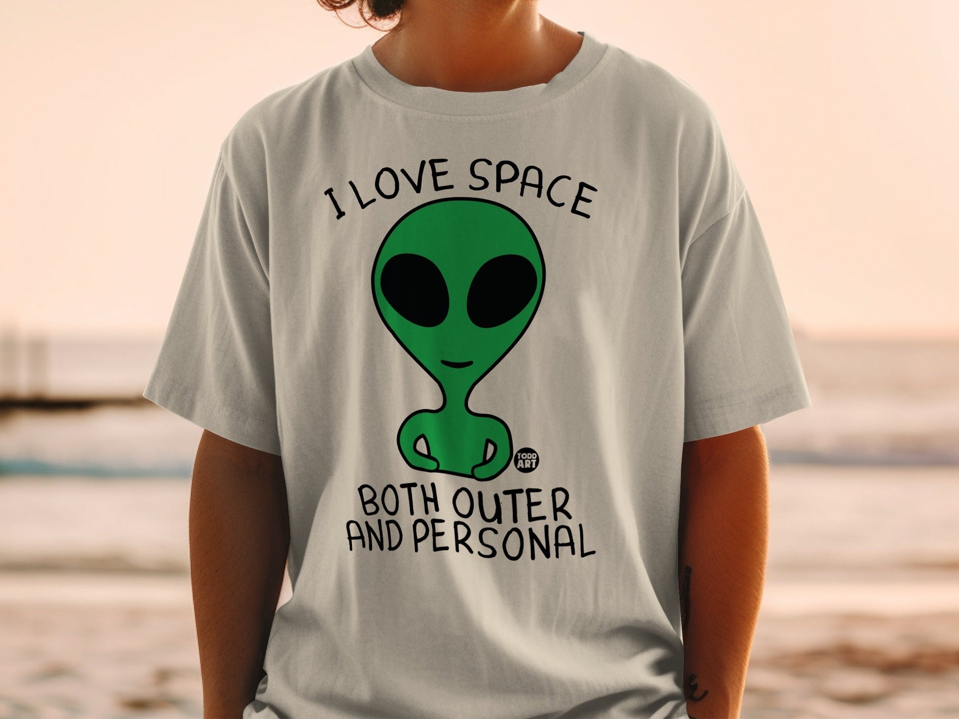 I Love Space Both Outer and Personal Alien T-Shirt