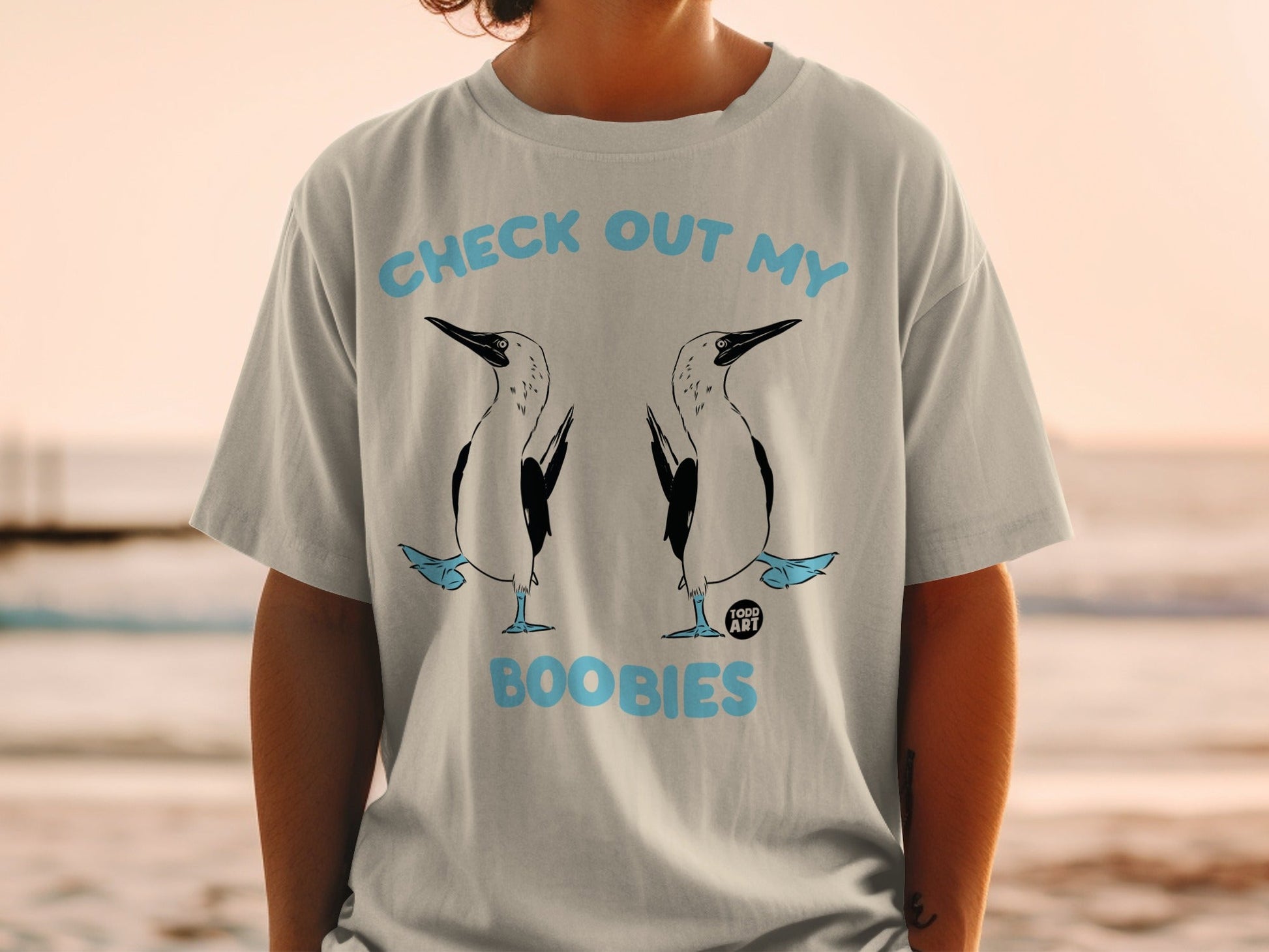 Check Out My Boobies Graphic Funny T-shirt