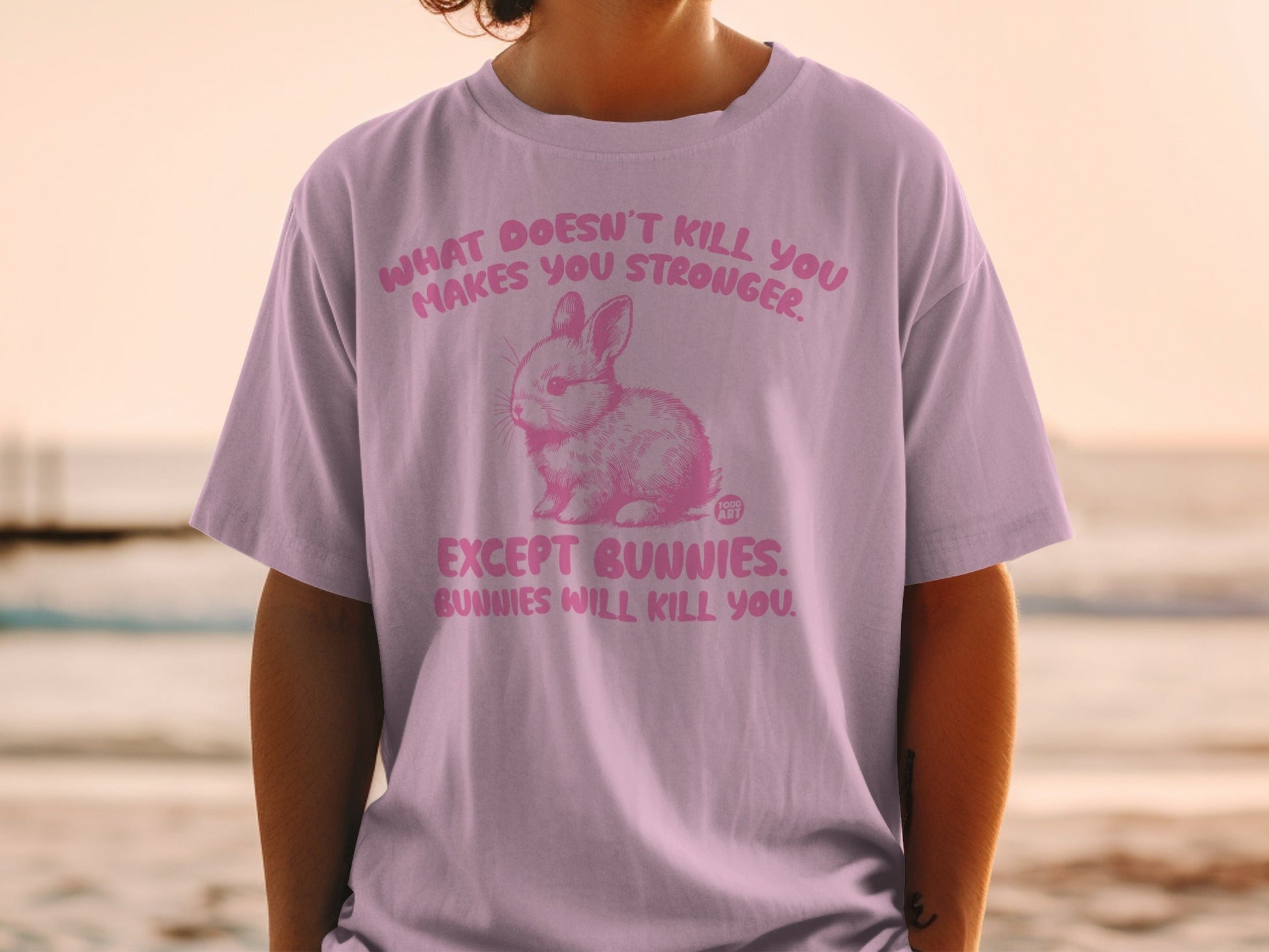 What Doesn't Kill You Makes You Stronger Bunnies T-shirt