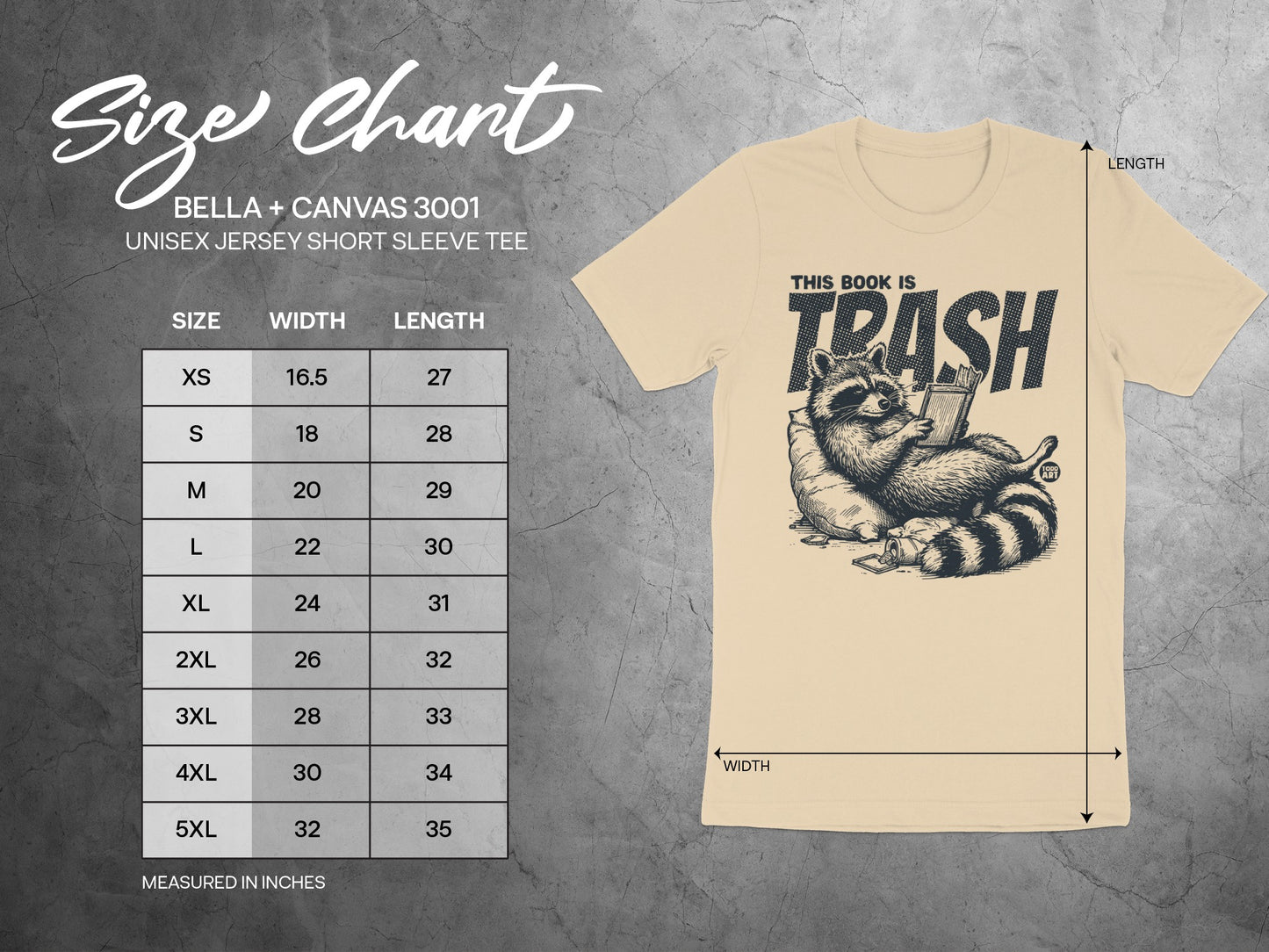 This Book Is Trash Raccoon Unisex Jersey Short Sleeve Tee