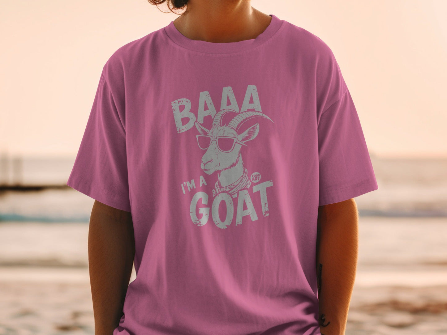 Funny BAAA I'm A Goat Sunglasses Graphic Shirt Product