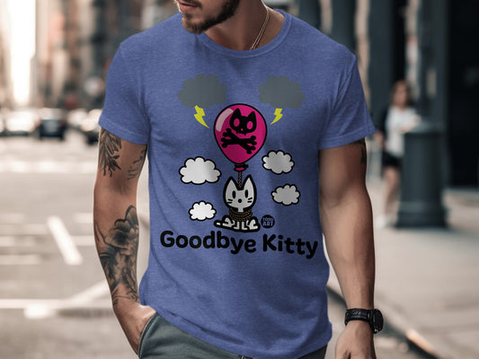 Goodbye Kitty with Balloon Unisex T-Shirt