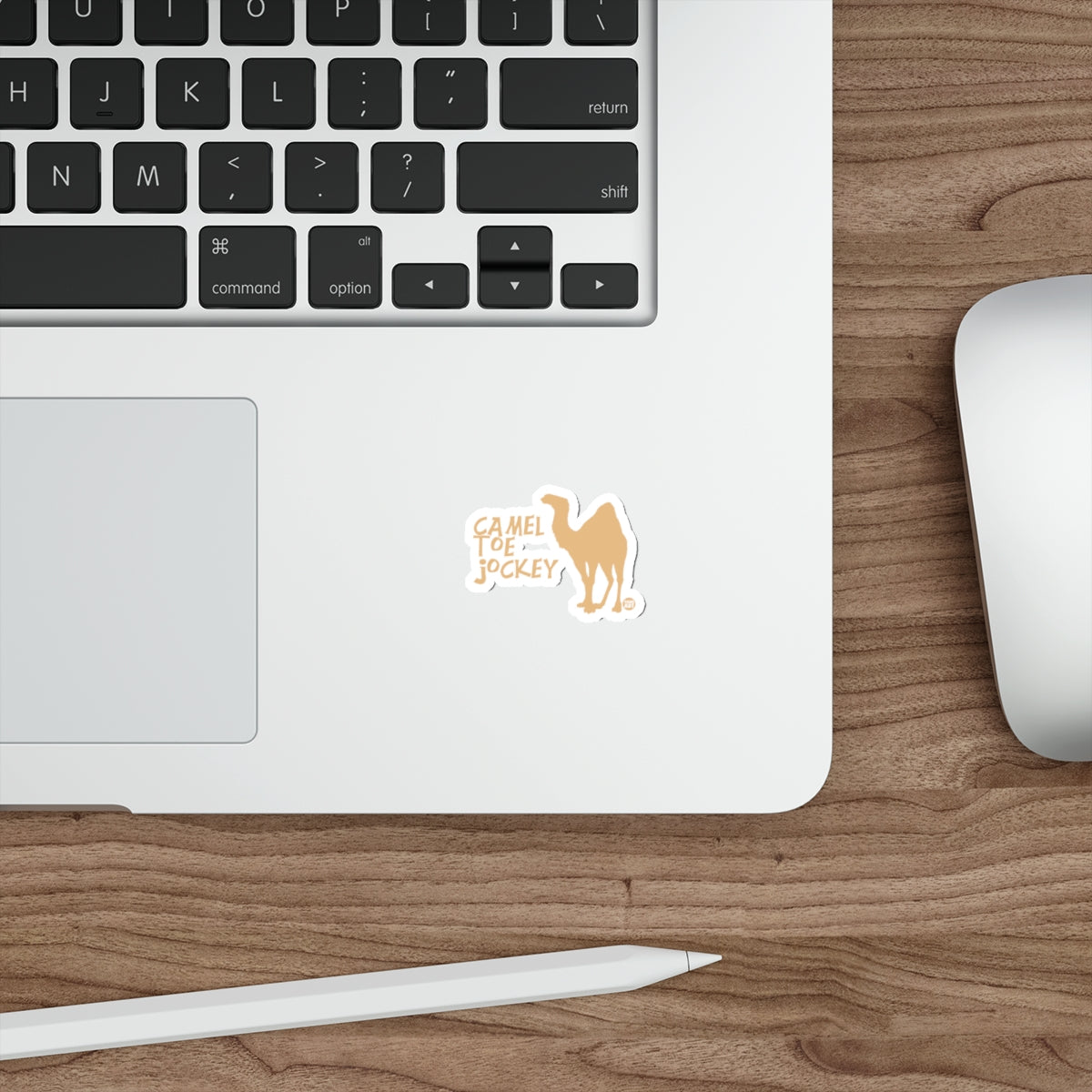 Camel Toe Jockey Funny Sticker for Laptop or Notebook