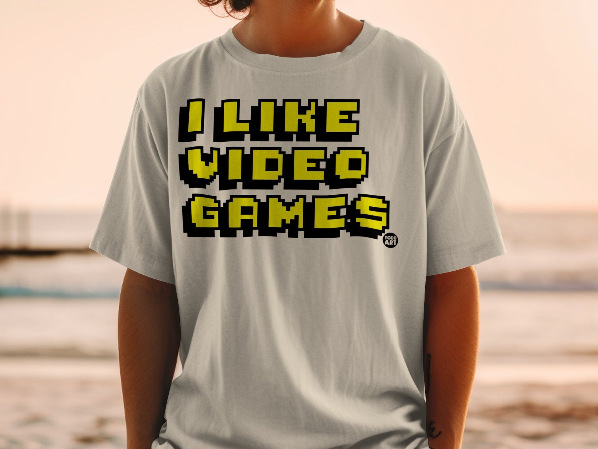 I Like Video Games Graphic T-Shirt for Gaming Fans
