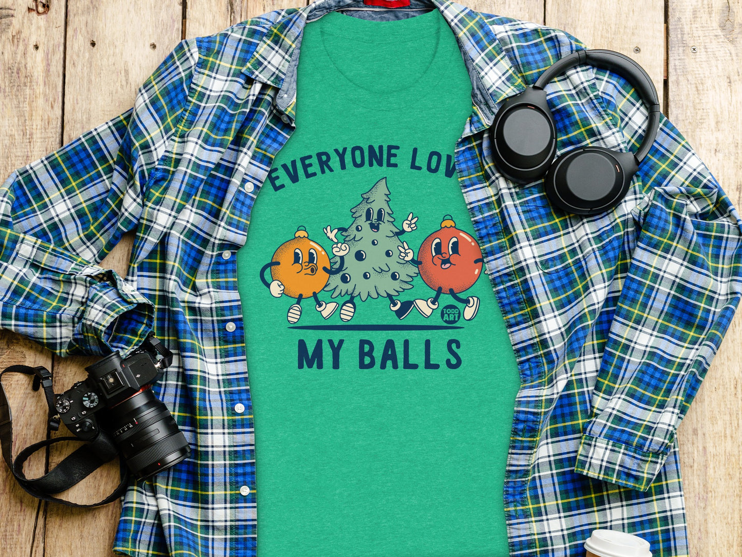 Everyone Loves My Balls Graphic Tee Shirt product type