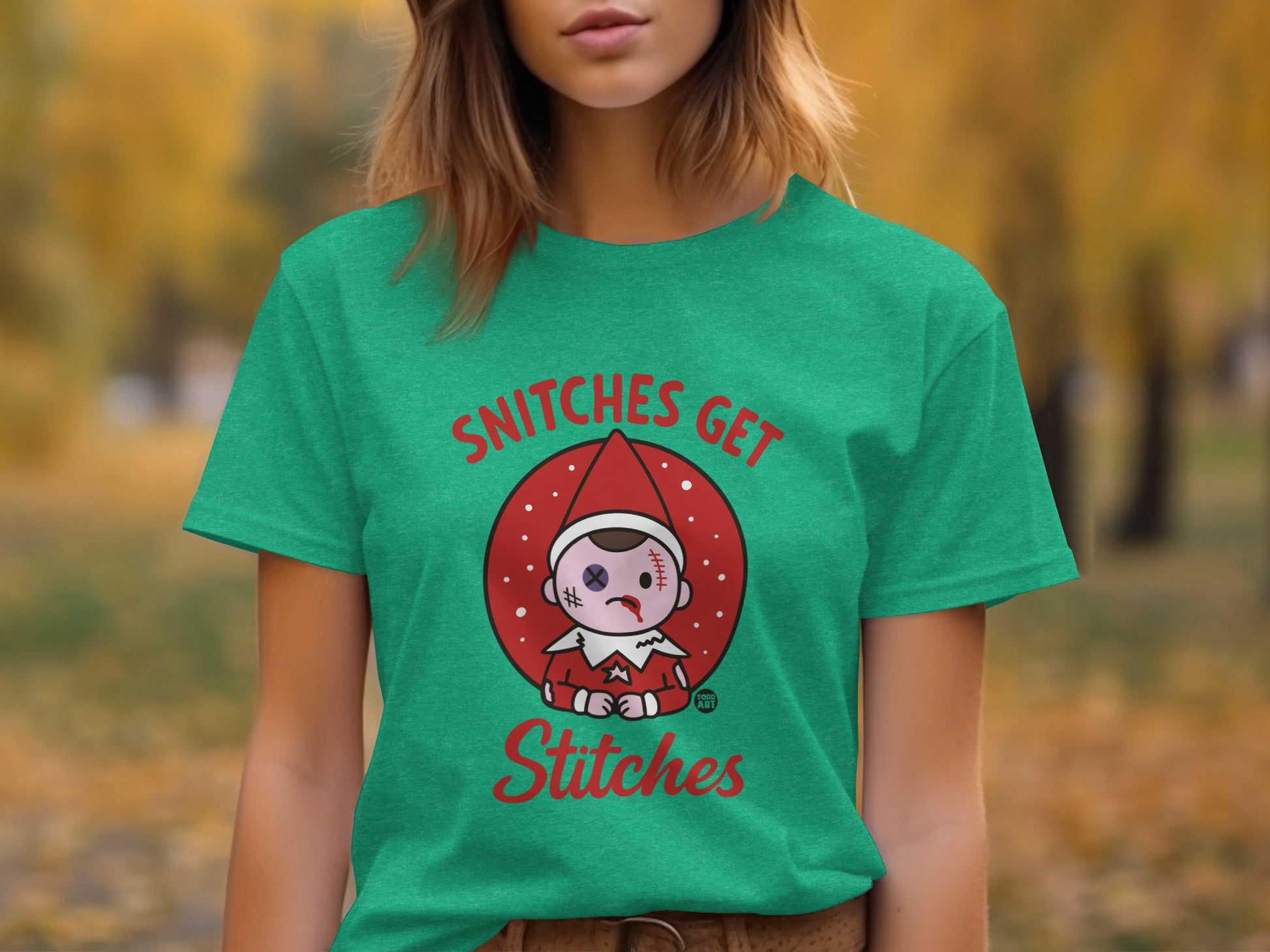 Snitches Get Stitches Graphic T-Shirt product
