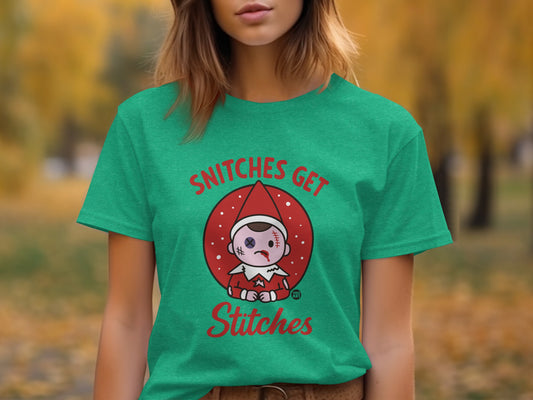Snitches Get Stitches Graphic T-Shirt product