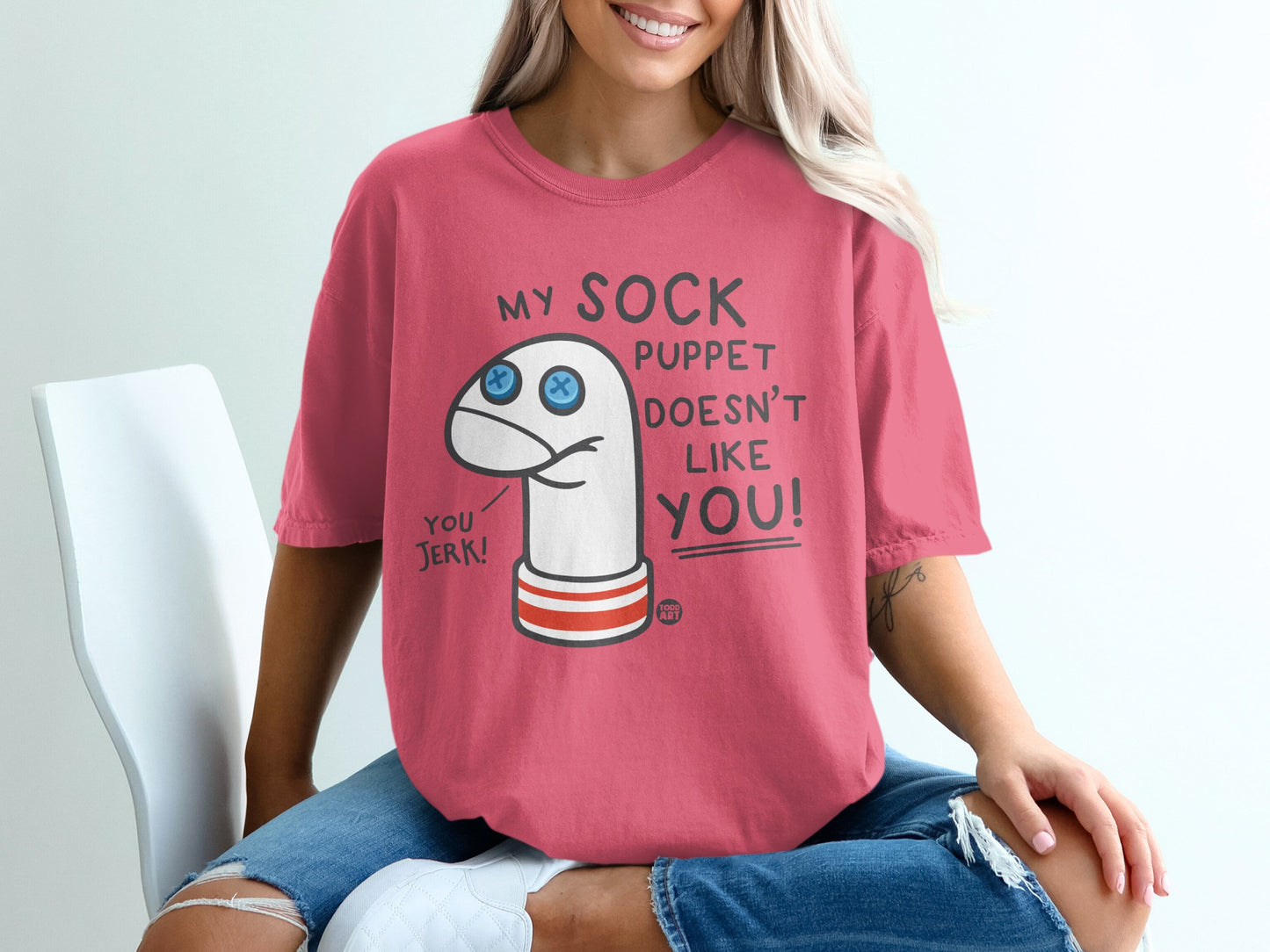 MY SOCK PUPPET DOESN'T LIKE YOU product type
