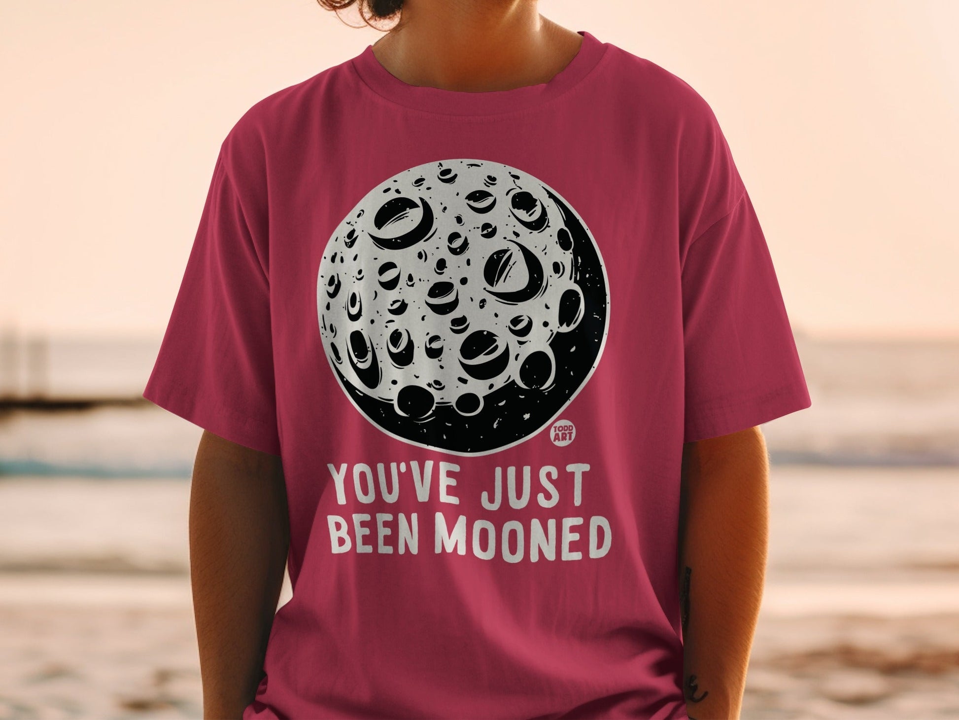 You've Just Been Mooned Bold Graphic Shirt