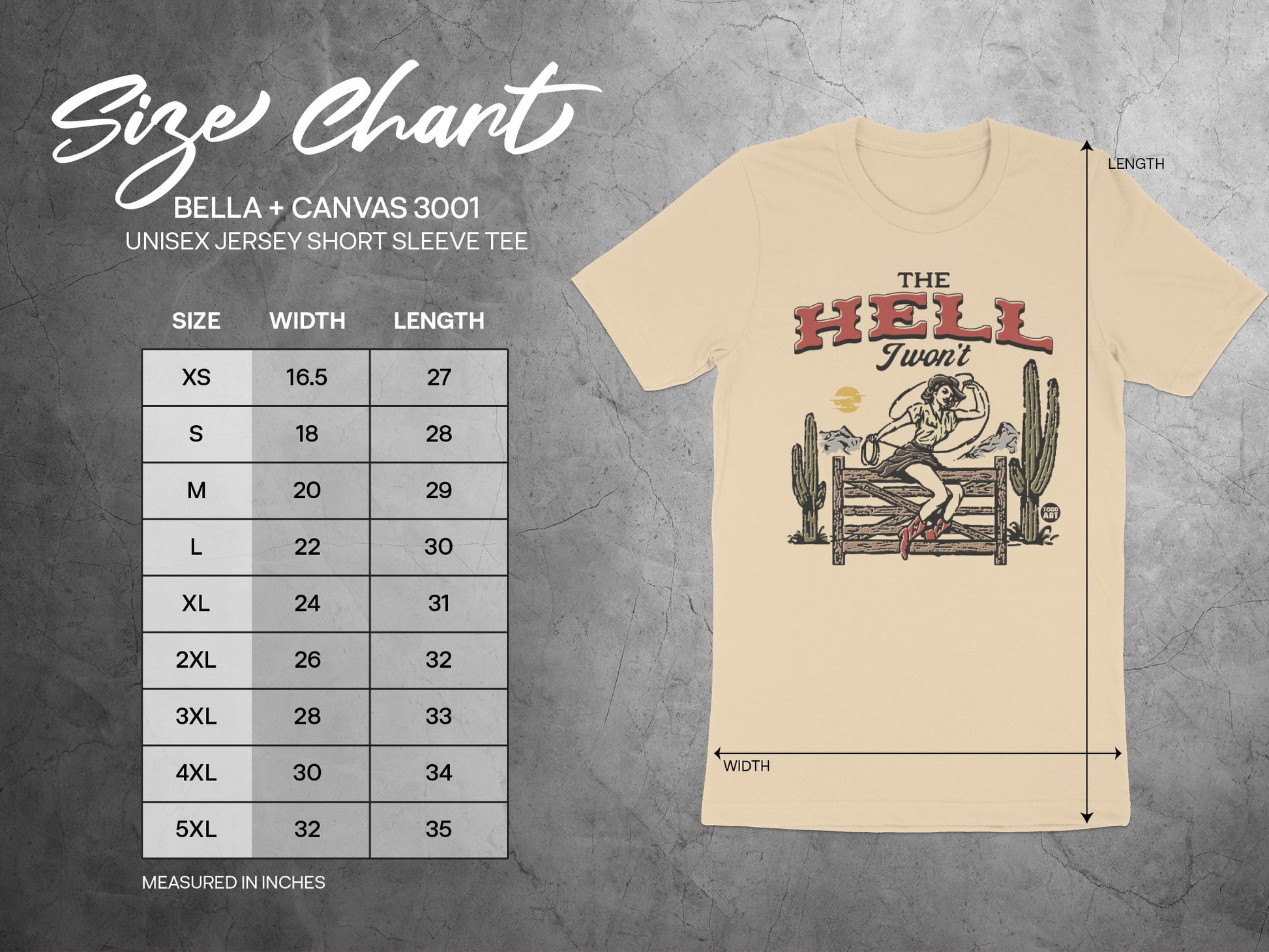 The Hell I Won't Graphic Unisex Jersey Short Sleeve Tee