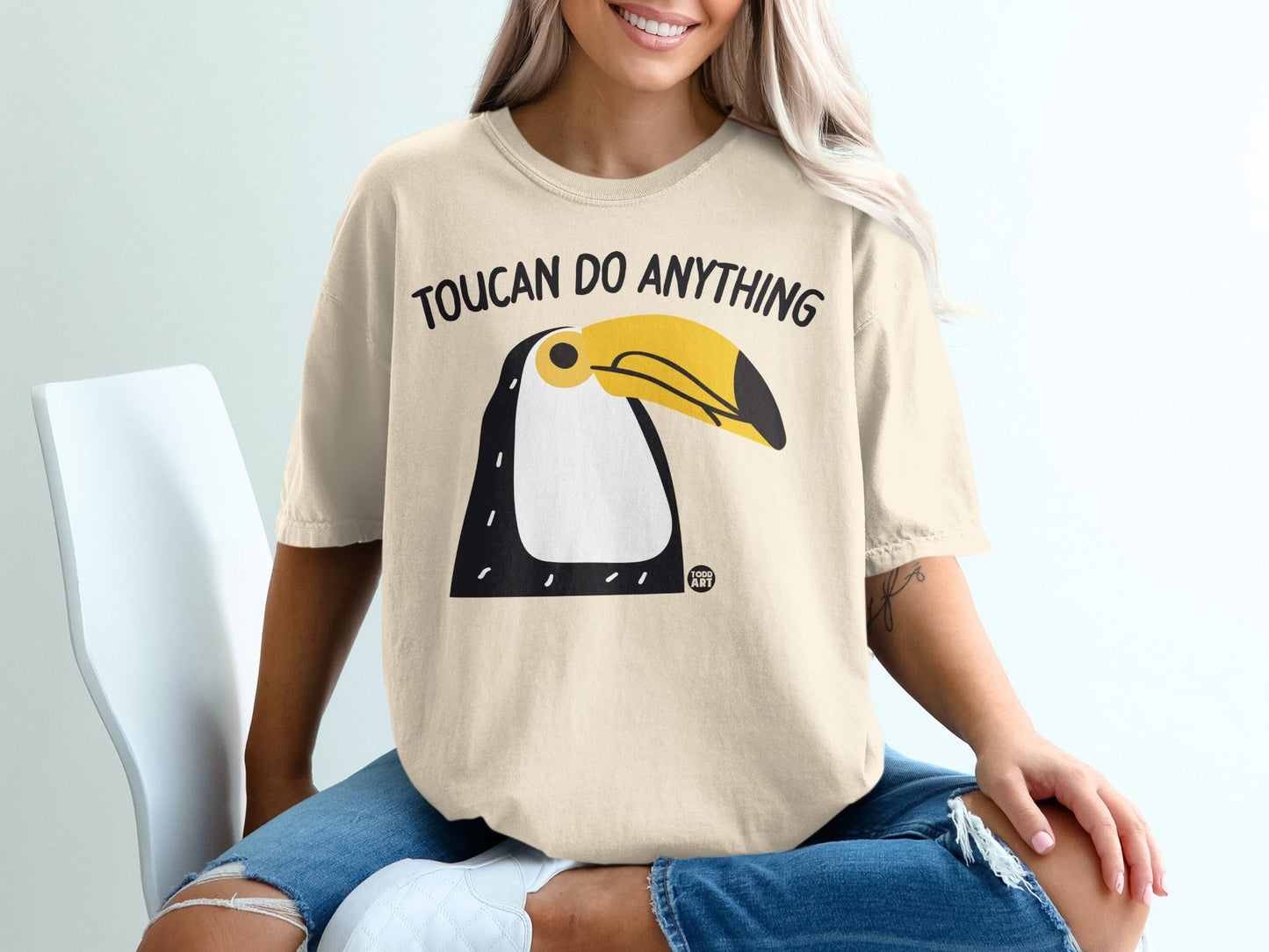 Toucan Do Anything Graphic Tee with Unique Design