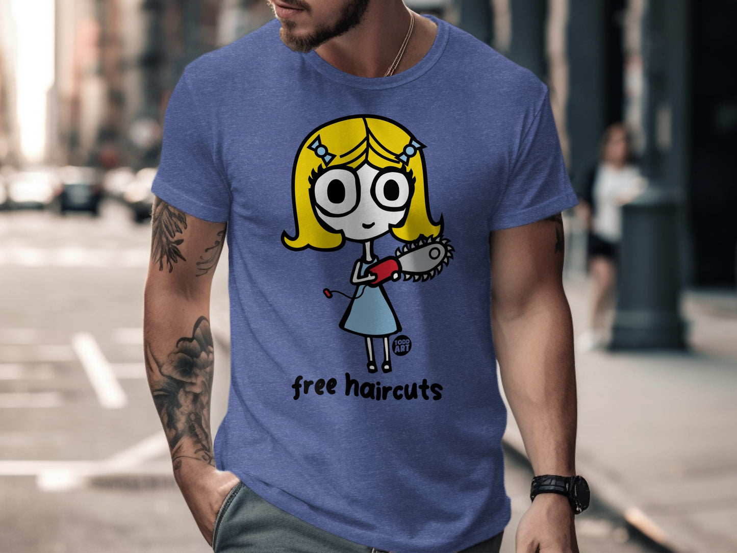 Cartoon Character Free Haircuts Graphic T-Shirt Product