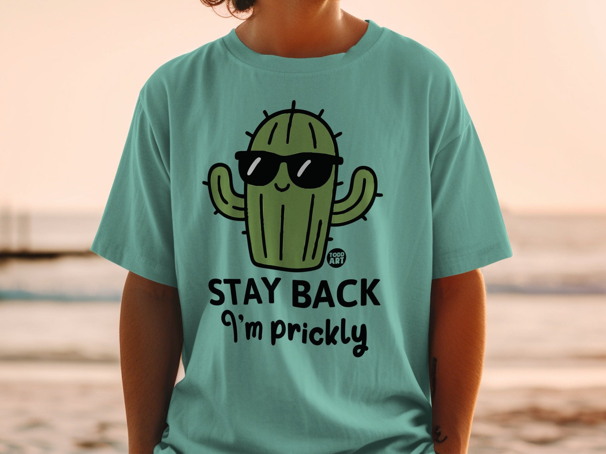 Stay Back I'm Prickly Cactus Graphic T-shirt