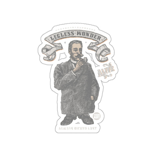 Legless Wonder Always Chewed Last Vintage Sticker