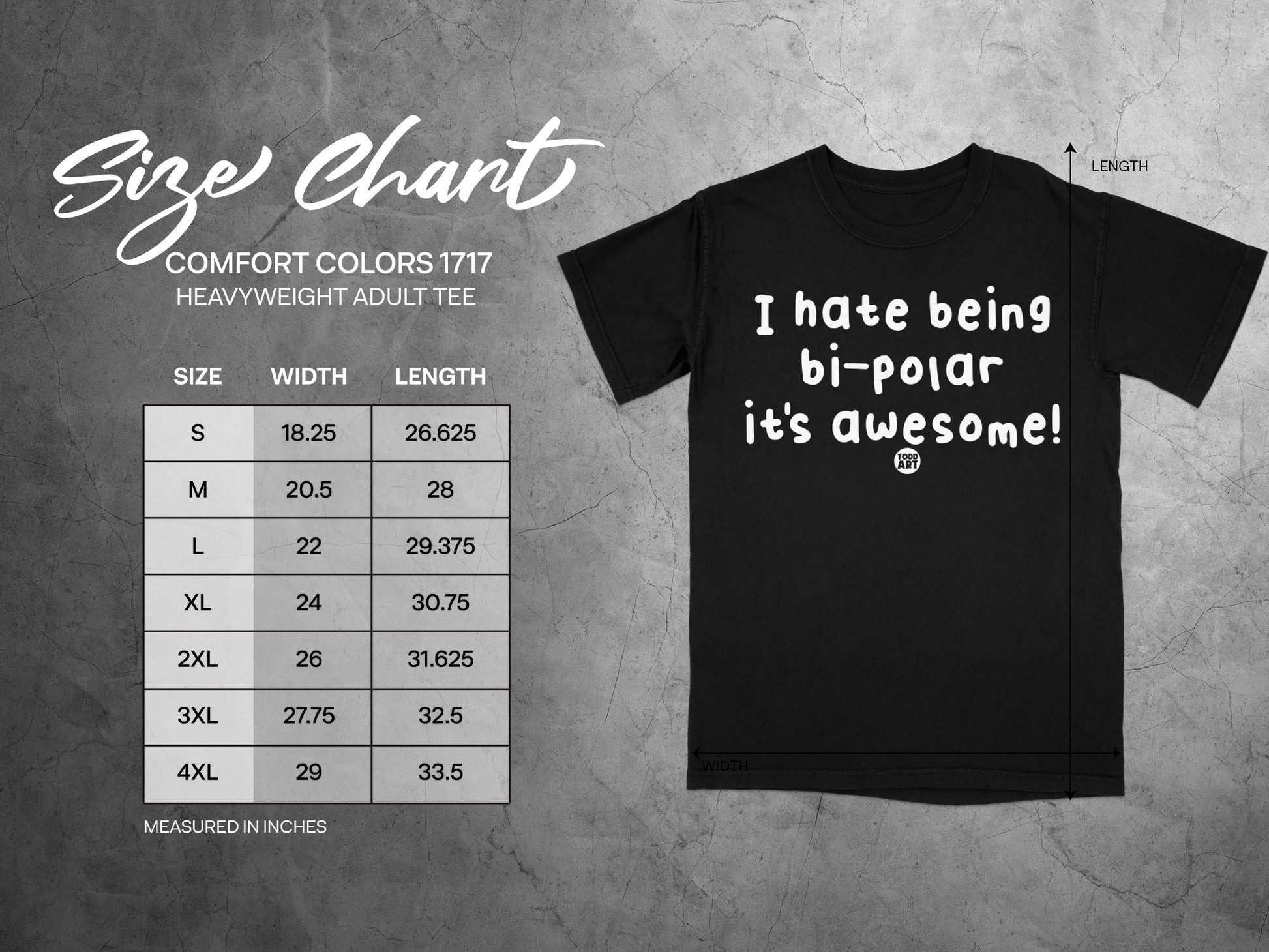 I Hate Being Bi-Polar It's Awesome Adult Tee