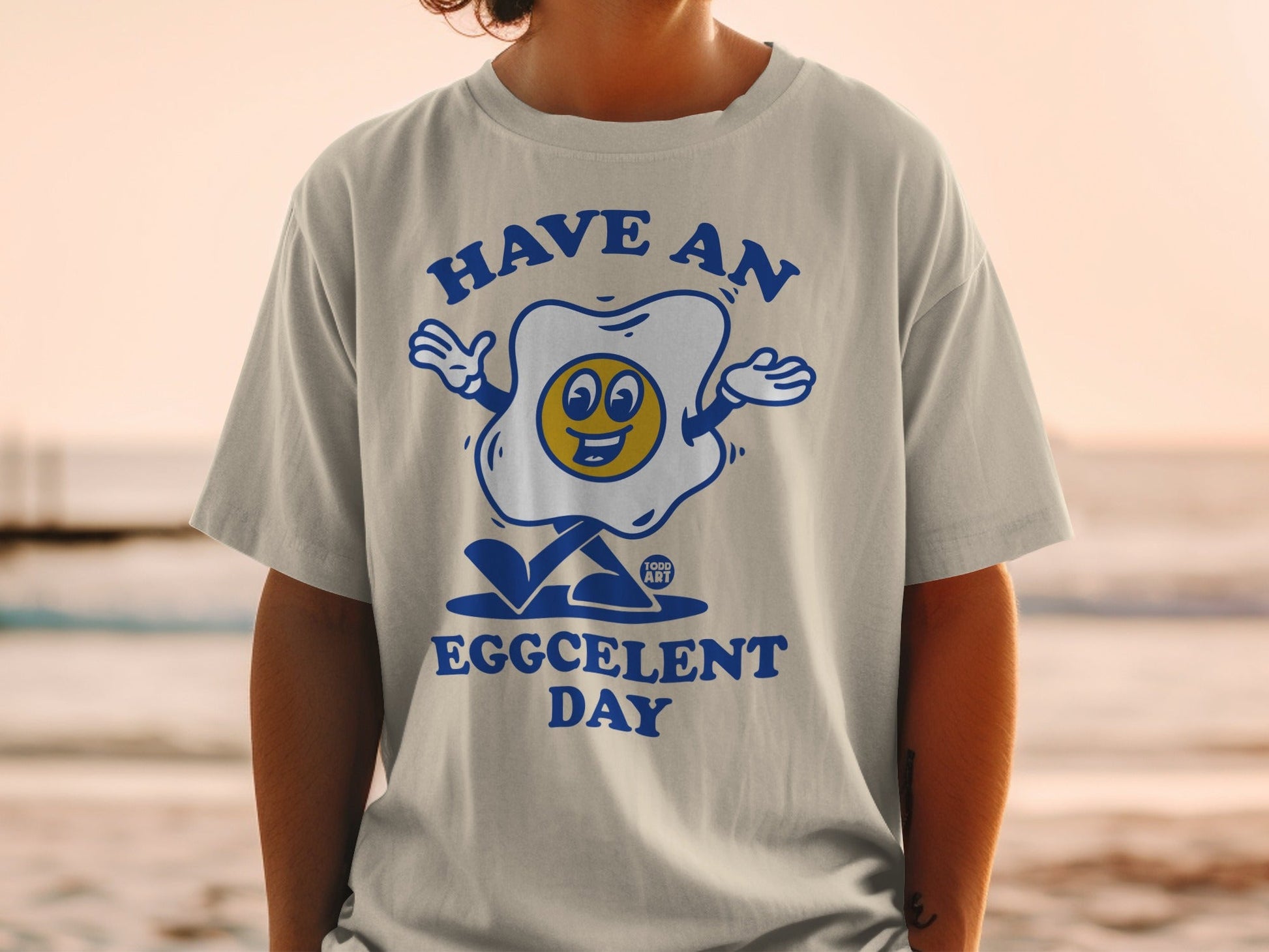Have an Eggcellent Day Graphic Tee Shirt