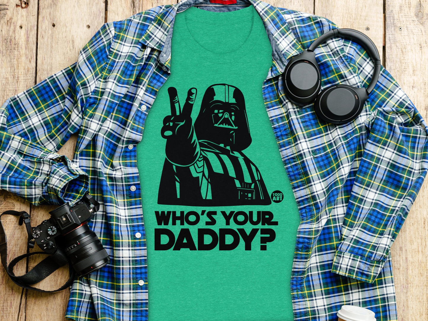 Who's Your Daddy Darth Vader Graphic Tee Shirt